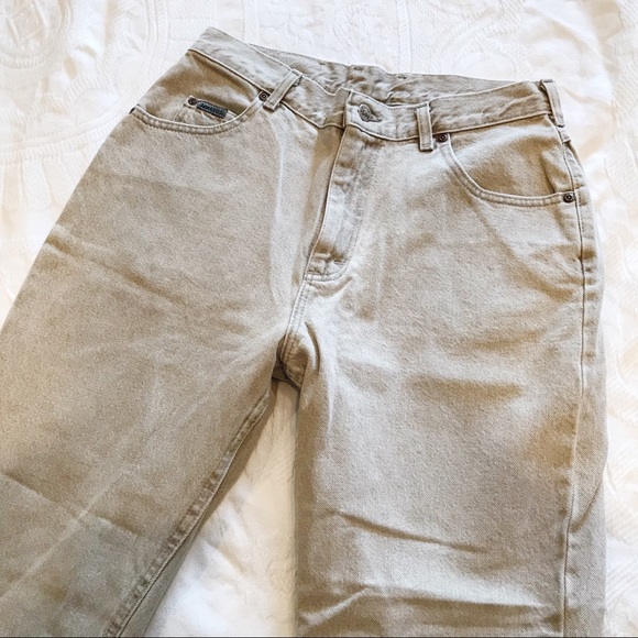 Vintage | 90’s Lee High Waisted Mom Jeans Beige - Picture 4 of 4